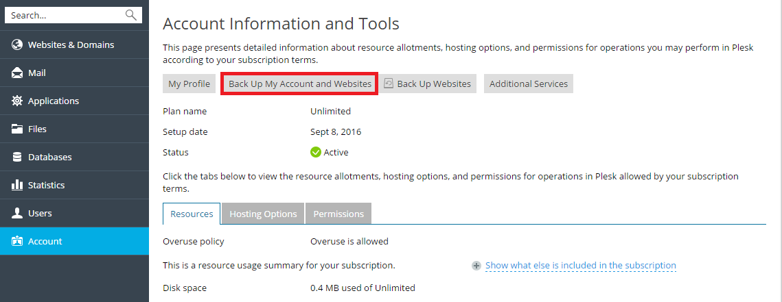 Back_up_account_websites