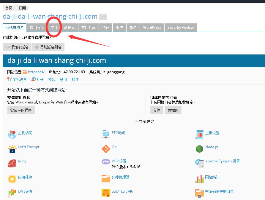 plesk面板的目录管理界面介绍（以及404设置）-国外主机测评
