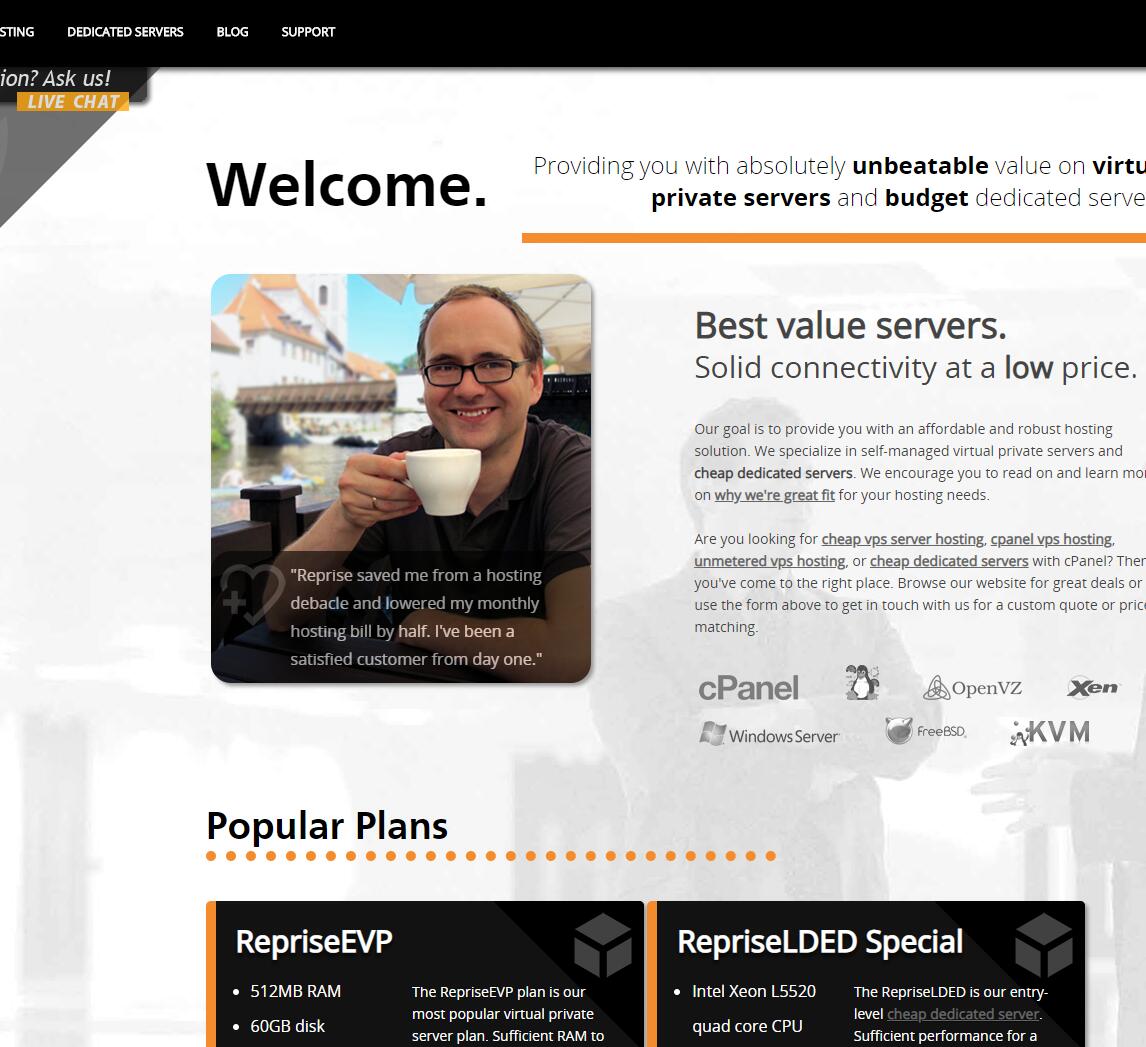 reprisehosting：西雅图便宜独立服务器，性价比超高，$30/月-国外主机测评