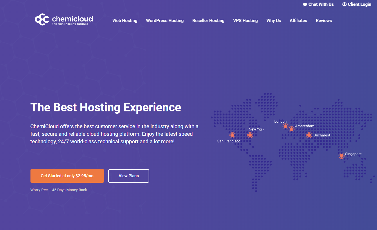 ChemiCloud美国主机商介绍-国外主机测评