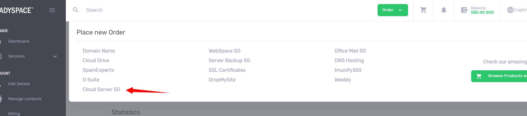ReadySpace免费撸新加坡1核1G 1TB流量云主机测评-国外主机测评