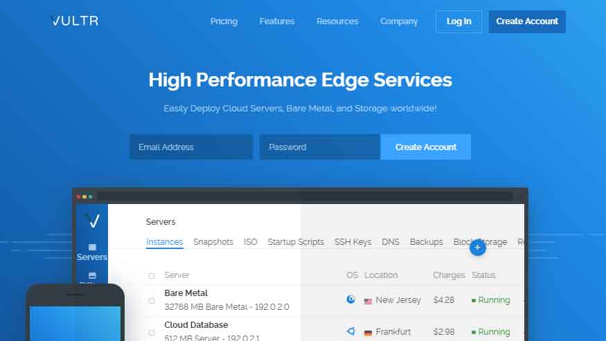 Vultr官网改版，新上线高频云服务器，1核1G内存6美元/月，新用户最高送103美元-国外主机测评