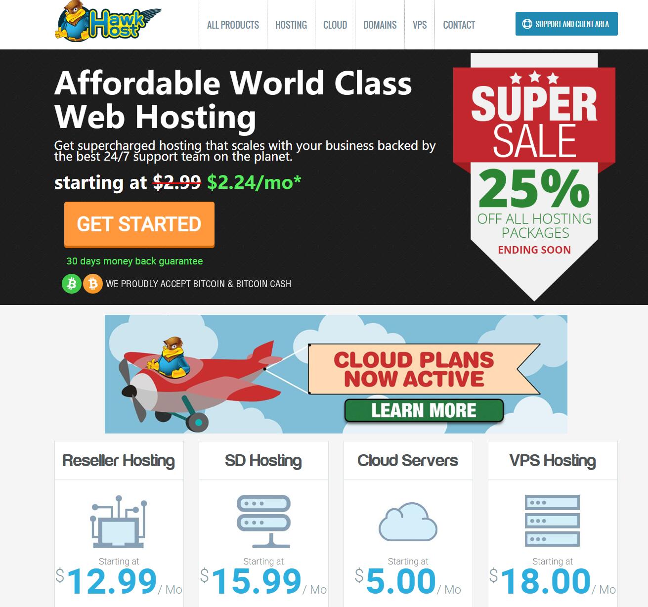 hawkhost（老鹰主机）购买教程_一个便宜的wordpress空间推荐-国外主机测评