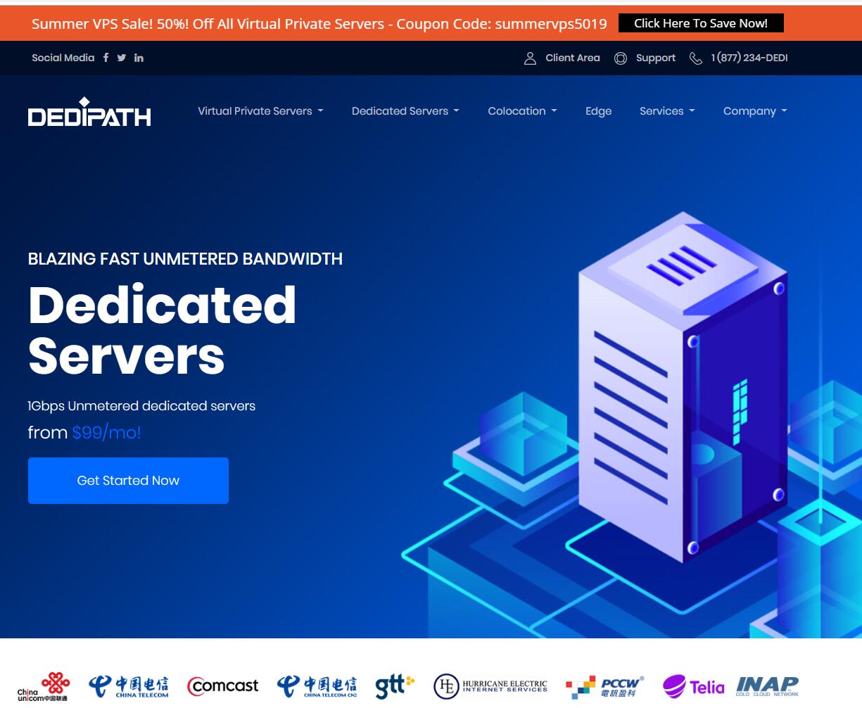 #促销#DediPath美国VPS夏季促销，全场终身五折，不限流量、默认多IP-国外主机测评