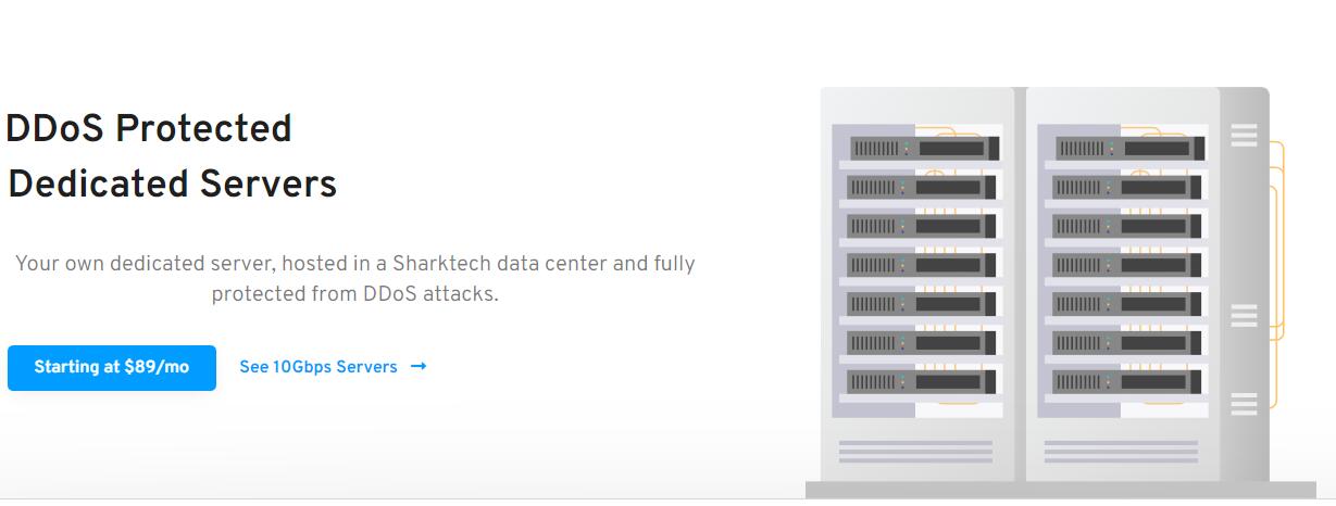 sharktech：1~10Gbps三网直连不限流量服务器，自带60G高防，7月5折促销中-国外主机测评