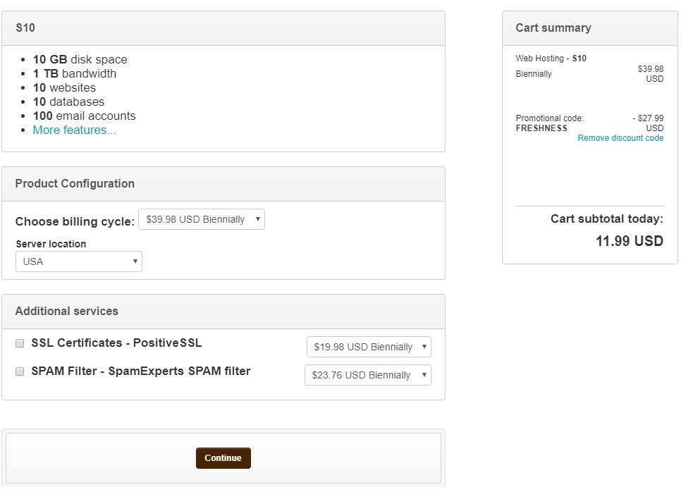 #优惠#Hostens国外虚拟主机三折，立陶宛/美国/新加坡可选，$11.99/两年-国外主机测评
