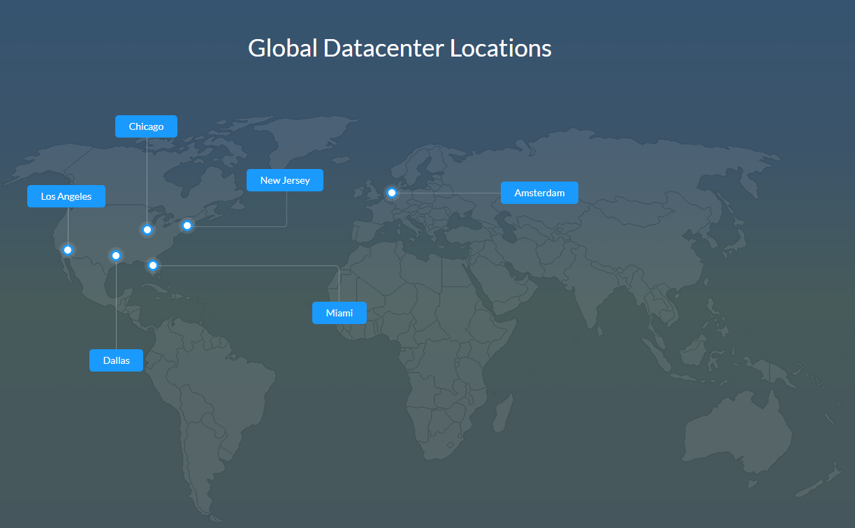 美国VPS IO Zoom数据中心分布图