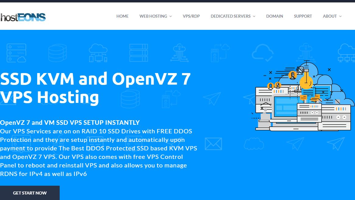 hostEONS GTT线路最新测评，100M不限流，$12/年起-国外主机测评