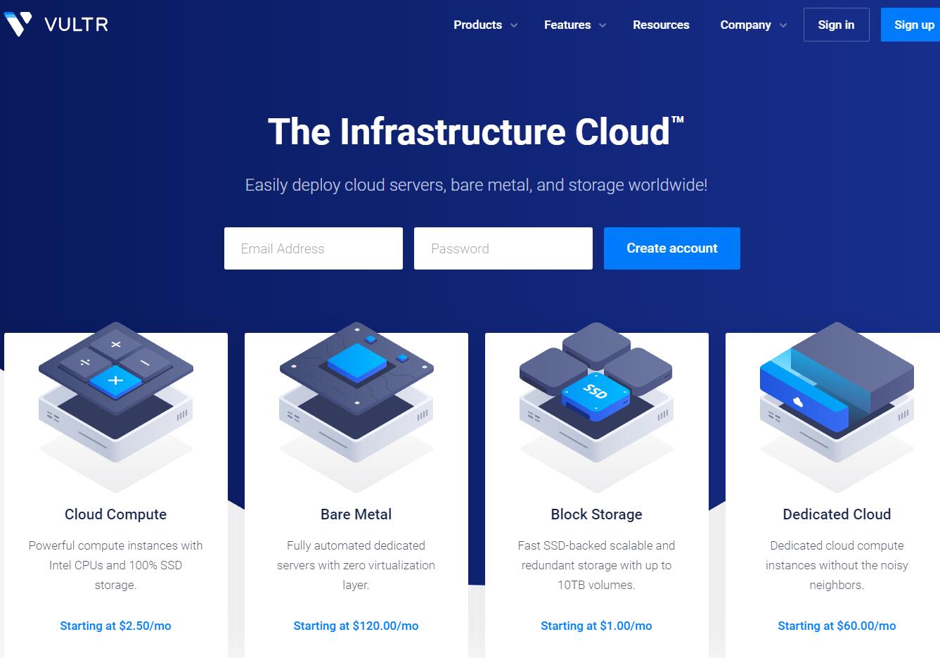 美国Vultr新注册送53美元，全球16大机房，按小时计费，2.5美元起-国外主机测评