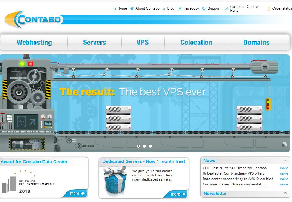 #推荐# contabo：€4.99/月/8g内存/4核/300gSSD/不限流量+快照+Windows（良心商家）-国外主机测评