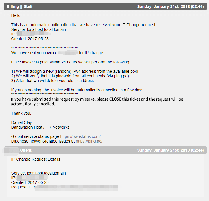 2019 搬瓦工IP被墙后该如何快速解封，免费或付费更换IP！-主机评测网