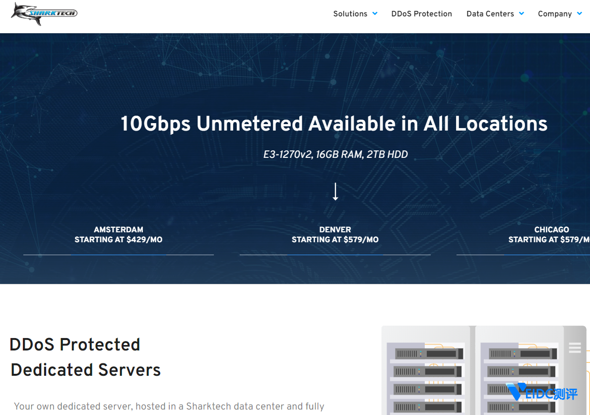 #黑五#Sharktech：美国E3/E5独立服务器月付44美元起，VPS五折年付36美元/年起-国外主机测评
