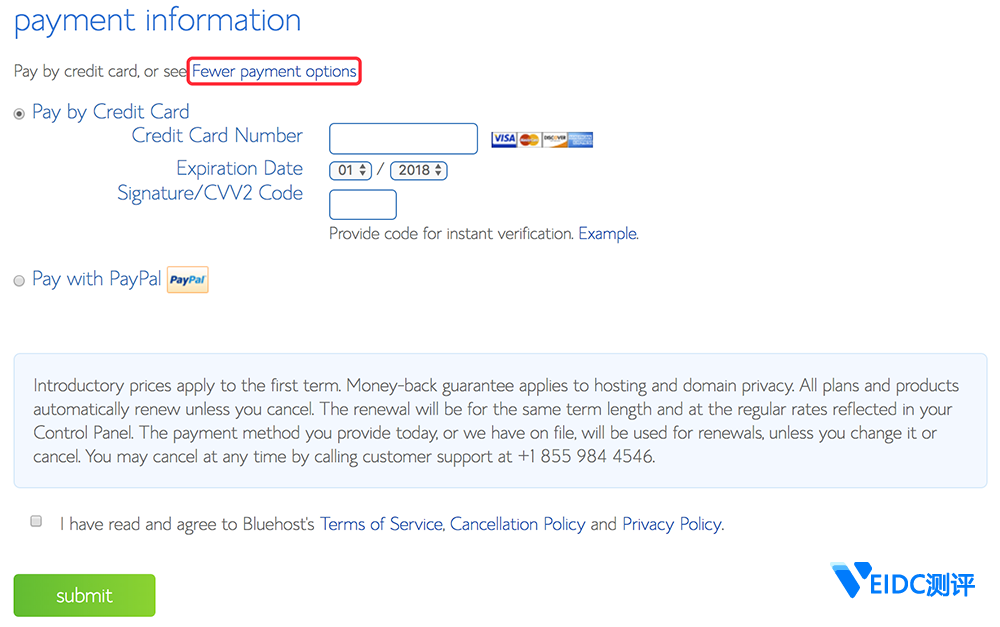 外贸建站必备WordPress主机Bluehost蓝色主机2018图文购买教程！-主机评测网