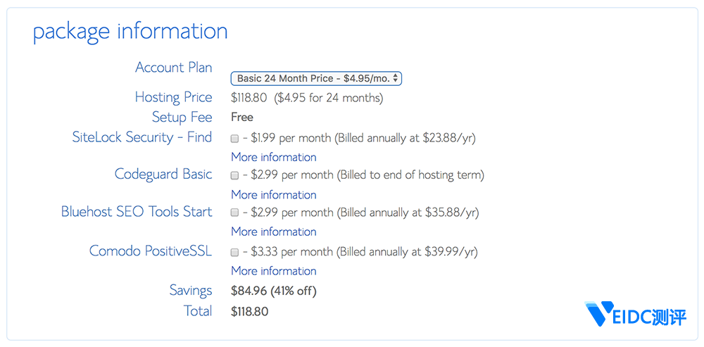 外贸建站必备WordPress主机Bluehost蓝色主机2018图文购买教程！-主机评测网