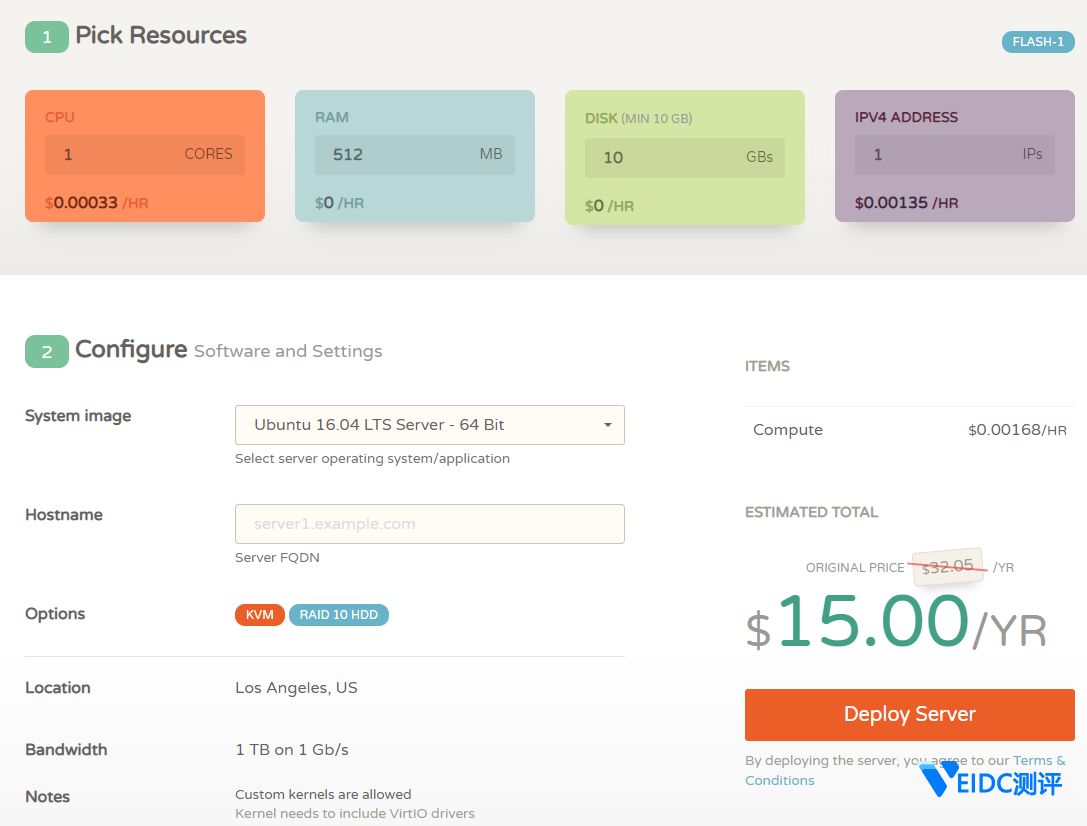 #双11特惠#美国CloudCone年付特价，限时24小时，美国CN2，$15起/年-国外主机测评