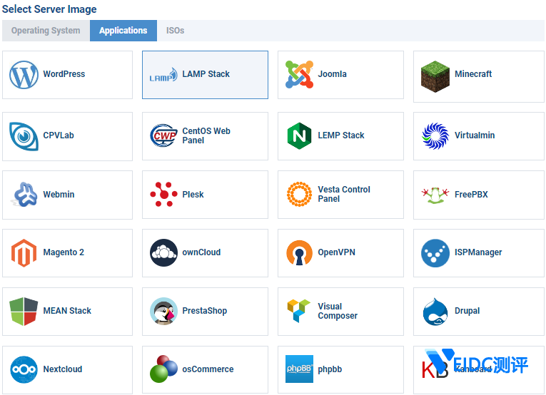 Hostwinds一键安装lamp环境