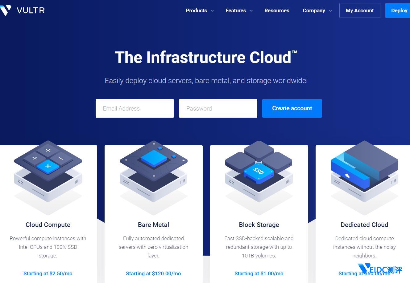 美国Vultr新用户送100美元，全球16大机房，VPS最低2.5美元/月-国外主机测评