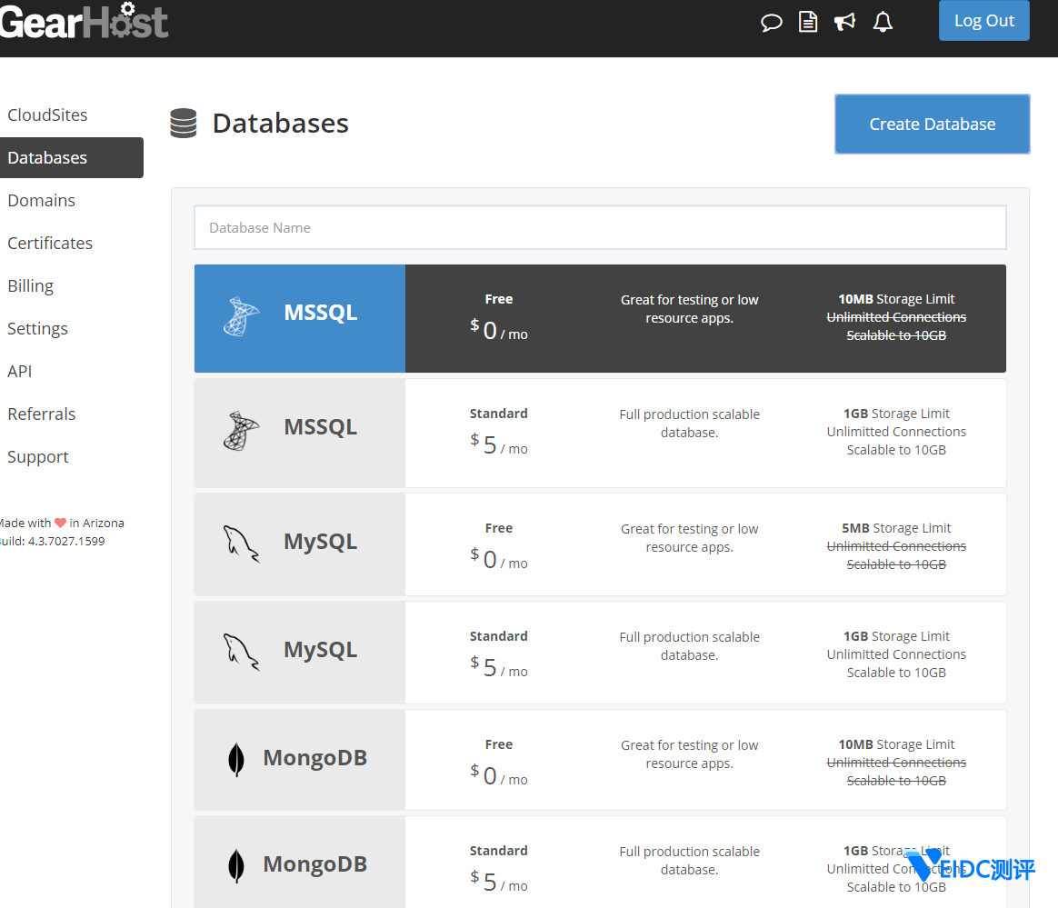 #福利#GearHost：免费的ASP/NET全功能主机提供商-国外主机测评