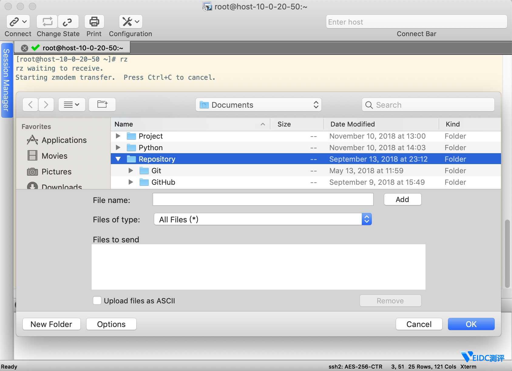 Linux下通过SecureCRT的rz、sz和sftp实现文件的上传和下载-国外主机测评