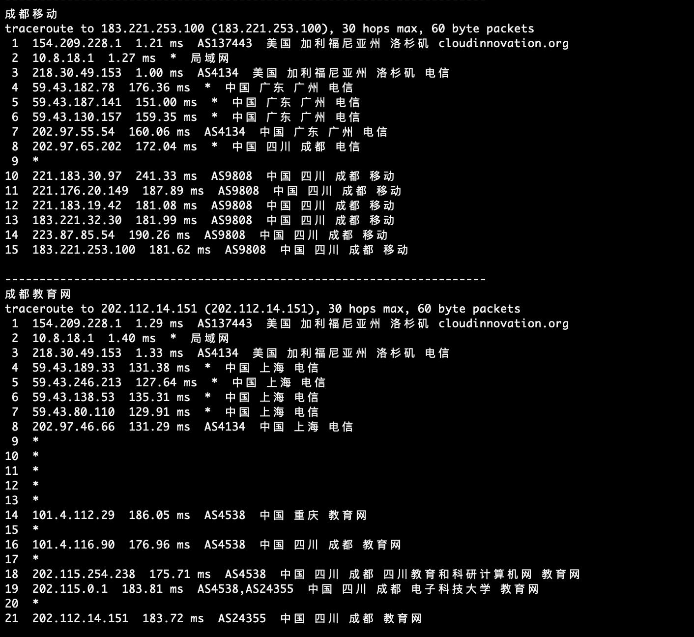 #上新#XXMHOST - 美国洛杉矶安畅CN2 1核 1G内存 15G SSD 100M带宽 1.5T流量 月付57元起 附测试数据 CN2 VPS 第11张