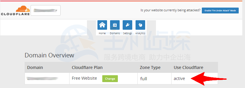更改BlueHost主机CloudFlare状态