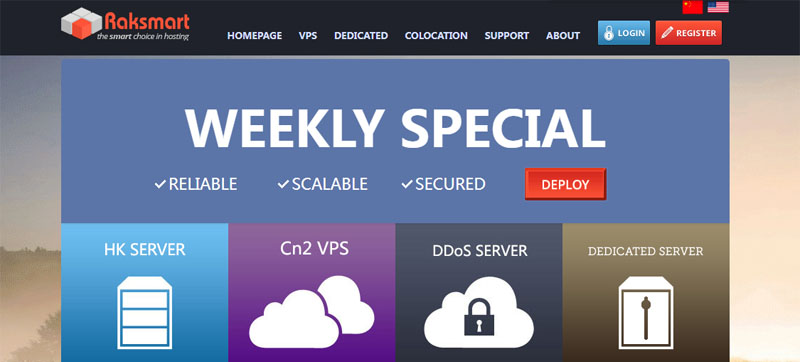 RAKsmart：圣何塞服务器每月46美元起,1G无限流量服务器每月199美元起-国外主机测评