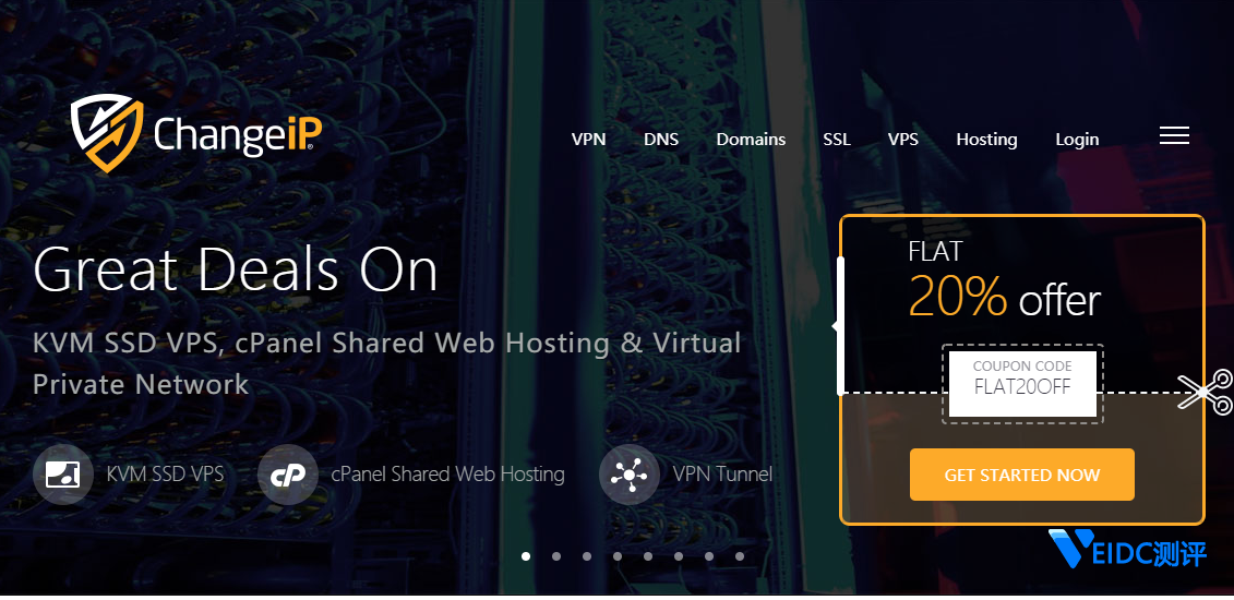 ChangeIP美国鲨鱼机房高防VPS八折，40G防御、不限流量/免费Windows中文系统、2.3美元/月起-国外主机测评