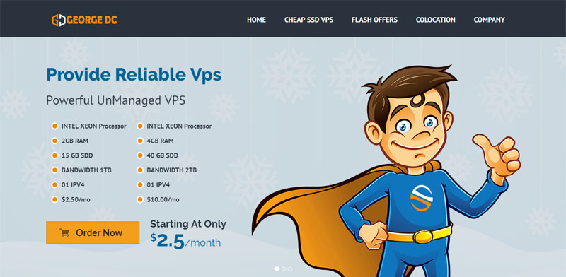 georgedatacenter最新促销：美国洛杉矶VPS年付25美元，芝加哥VPS月付7美元，支持windows-国外主机测评