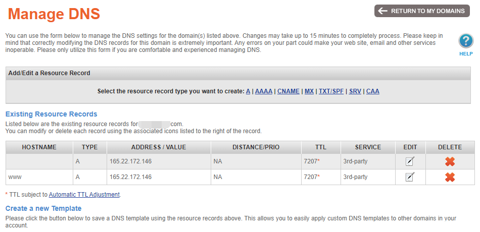 namesuo域名解析chemicloud