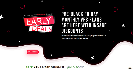 Cloudcone【黑五预售】：洛杉矶纯SSD VPS，大流量，1核768MB内存4TB月付$1.9起-国外主机测评