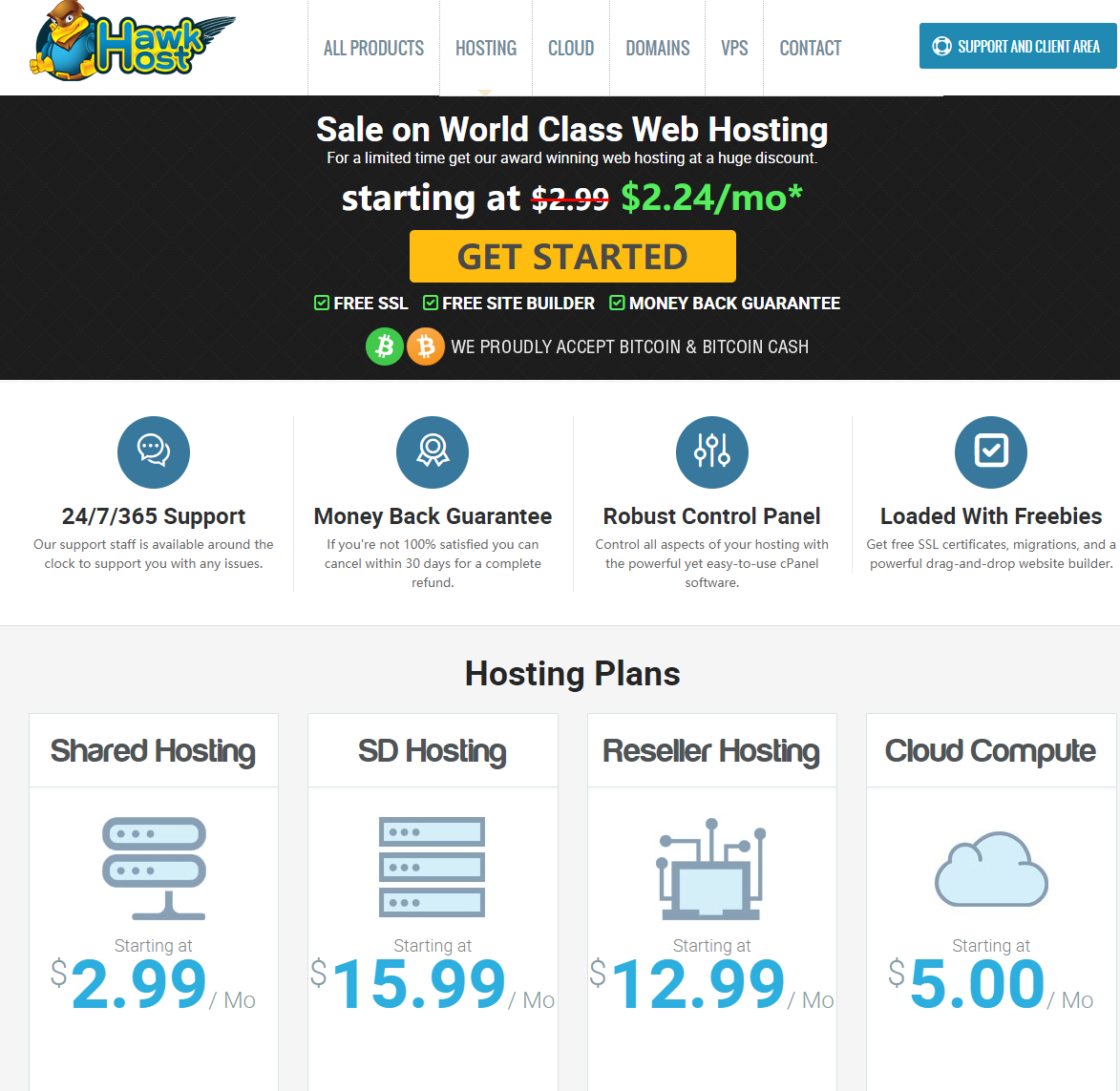 #黑色星期五#老鹰主机HawkHost 2020优惠_香港/美国/欧洲免备案建站虚拟主机141元两年-国外主机测评