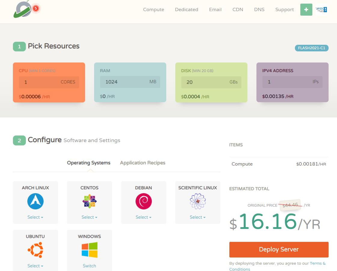 CloudCone便宜VPS闪购，低至$16.16/年起，洛杉矶MC机房，CN2 GT线路-国外主机测评