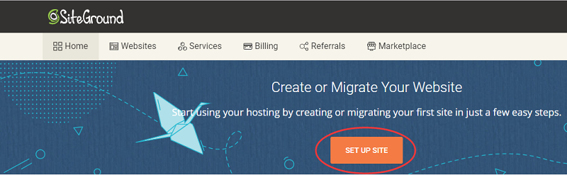 SiteGround主机怎么设置SET UP SITE，SiteGround主机网站添加教程-国外主机测评