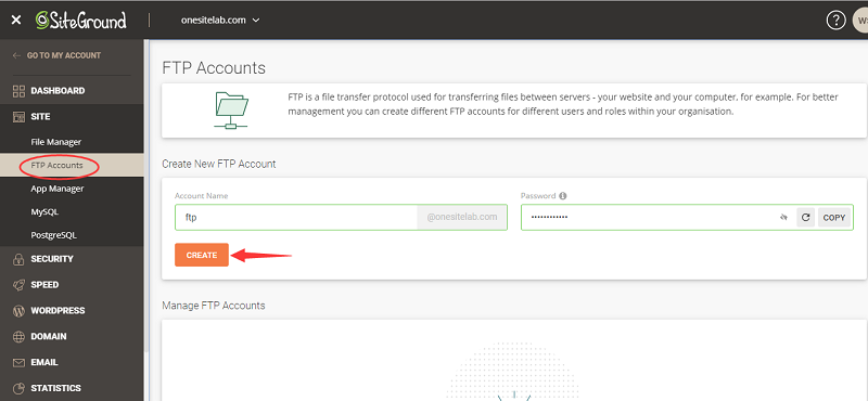 怎样在SiteGround主机创建FTP账号，SiteGround主机FTP操作教程-国外主机测评