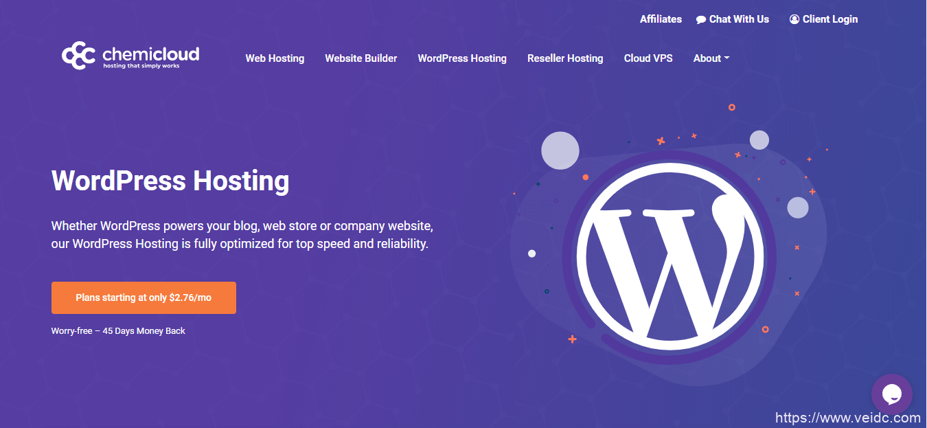 美国主机商ChemiCloud评测：号称世界上最好的WordPress主机-国外主机测评