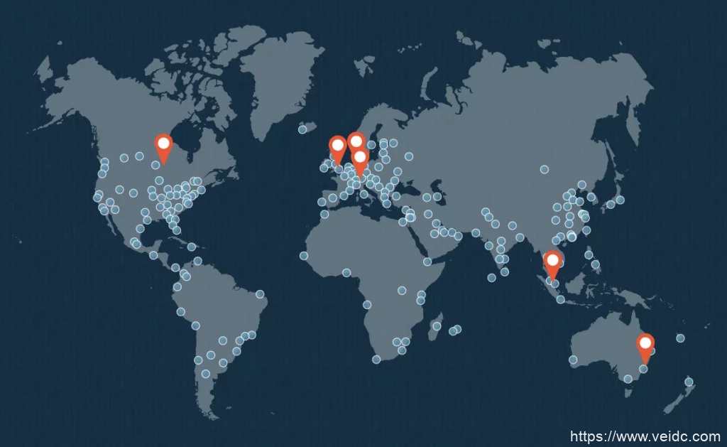 SiteGround 在3个大洲的数据中心