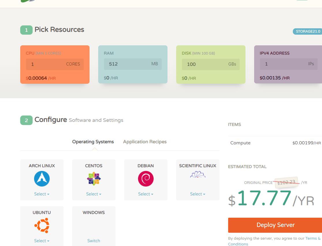 CloudCone洛杉矶大硬盘VPS特价$17.77/年(100G-750G硬盘)-国外主机测评