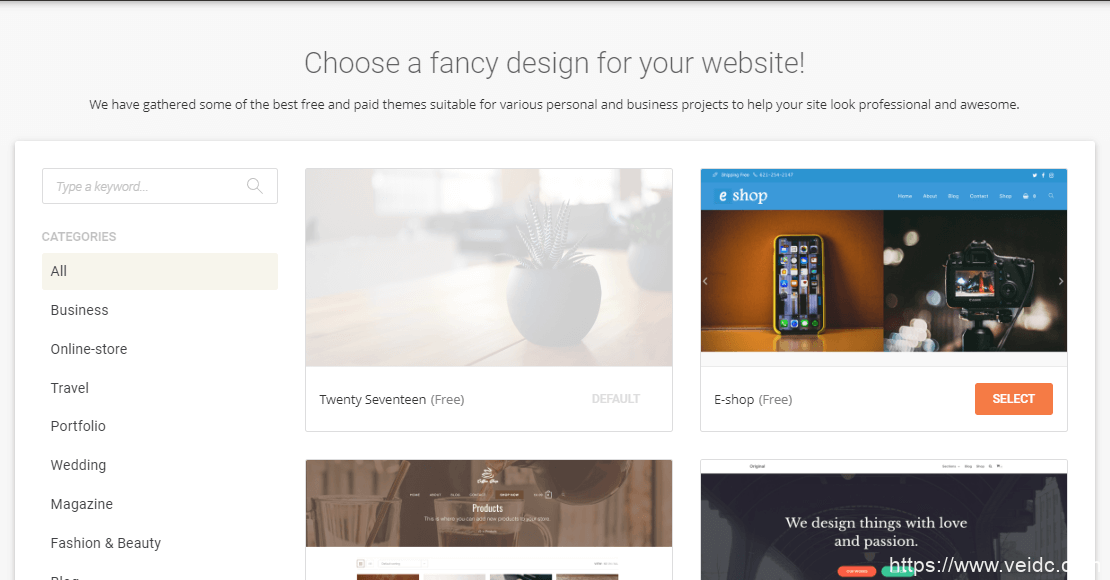 siteground选择wordpress主题