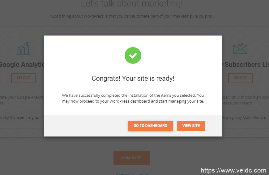 sitground wordpress配置成功