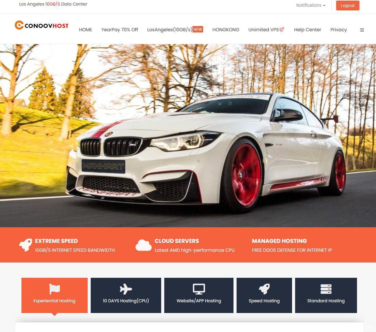 #投稿#CoNoov 51特别促销(美国cera机房10Gbps洛杉矶三网回程联通VPS $5.1/月)-国外主机测评