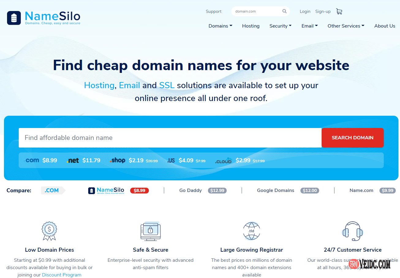国外知名域名商NameSilo宣布已增加支付宝付款方式-国外主机测评