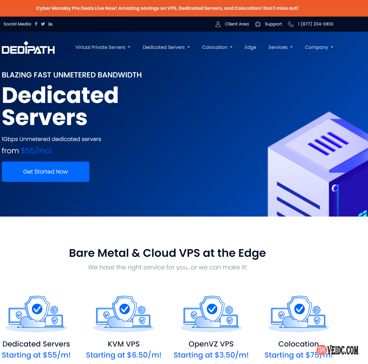 DediPath：全场VPS、hybrids混合服务器、美国独立服务器五折优惠，洛杉矶G口不限流量-国外主机测评