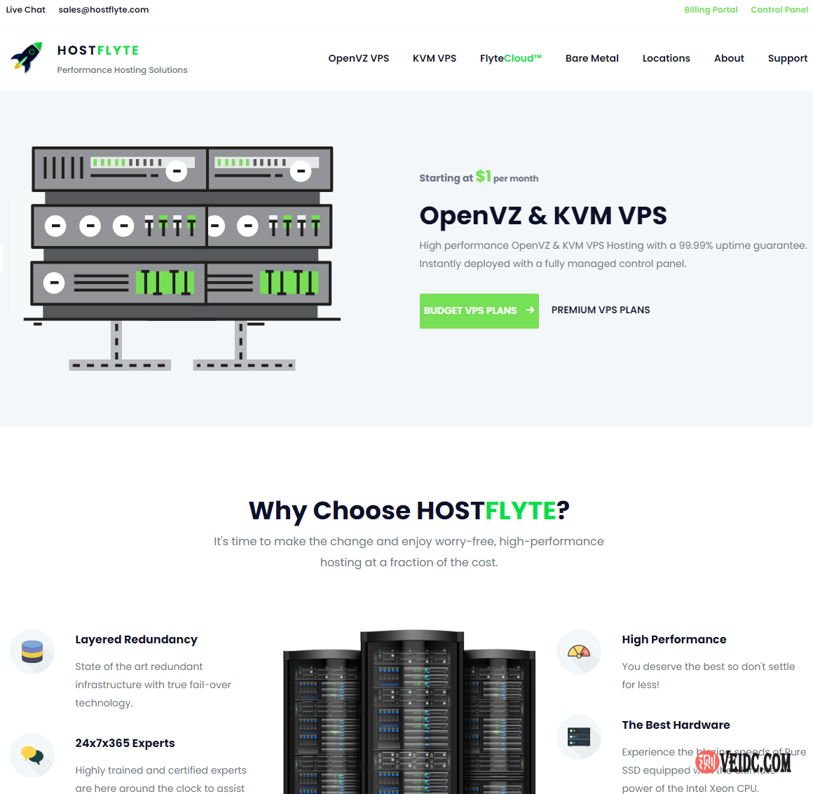 Hostflyte促销：洛杉矶G口大带宽，亚洲优化CN2 GT线路，1核1G内存15G硬盘2TB月流量$15/半年-国外主机测评