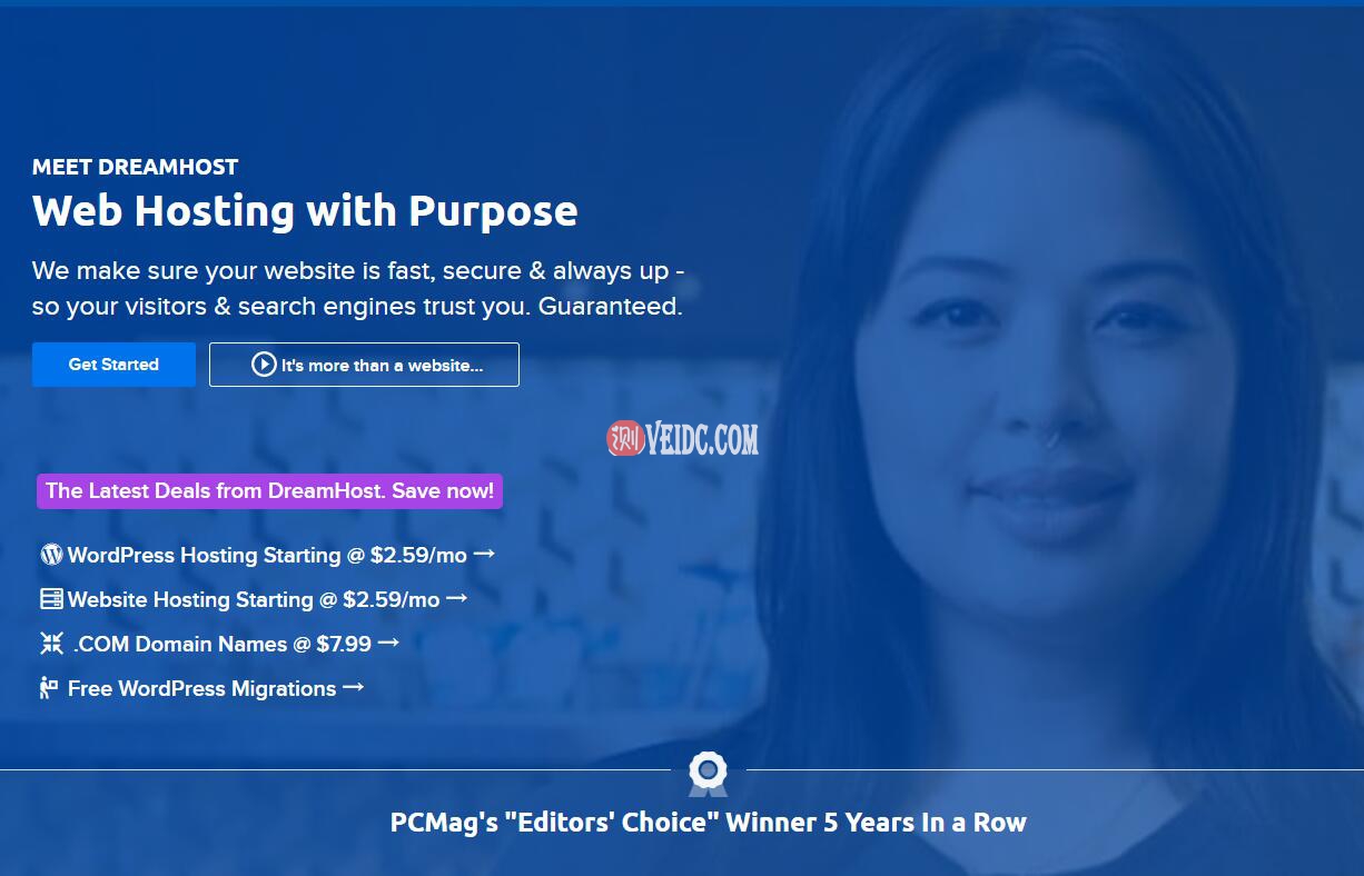 Dreamhost限时闪购：Shared Unlimited无限主机赠送免费域名！年付仅$35-国外主机测评