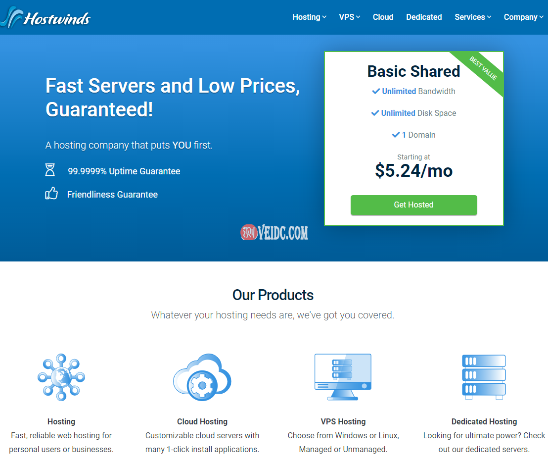 Hostwinds VPS 选择哪个系统更好？CentOS、Ubuntu、Fedora、Debian 还是 Windows Server？-国外主机测评