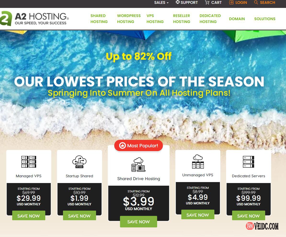 A2 Hosting：$6.99/月/1GB内存/150GB SSD空间/2TB流量/1Gbps端口//KVM/新加坡/美国/荷兰-国外主机测评