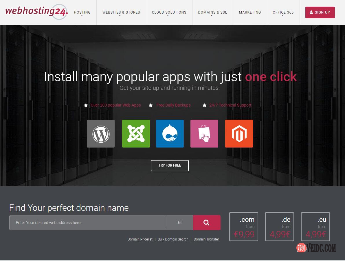 Webhosting24：日本东京NTT直连/AMD Ryzen 3900高性能VPS/1Gbps端口/€15/年起-国外主机测评