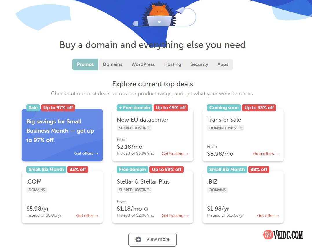 NameCheap 域名优惠新注册 .COM 域名仅需 $5.98 美金-国外主机测评