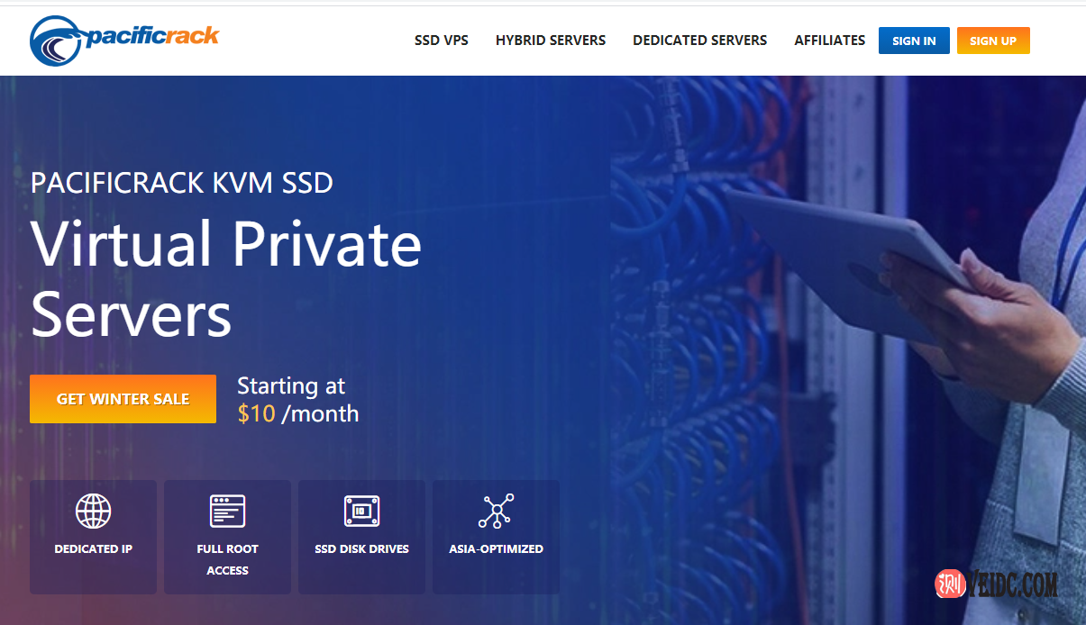 Pacificrack：2021年7、8月份秒杀套餐汇总/中国七夕情人节特别促销VPS/2核/2G内存/60G SSD/1T流量/支持Windows/$13.14/年-国外主机测评