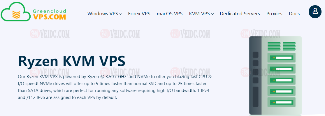 GreenCloudVPS：绿云机房Ryzen KVM VPS限时五折促销/可选加坡/荷兰/美国洛杉矶/芝加哥/杰克逊维尔/$24/年起-国外主机测评